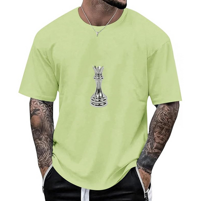 Men's Chess Graphic Crew Neck T-Shirt