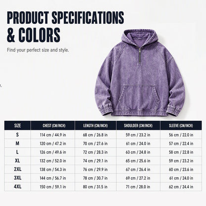⏰Last Day Sale 50% Off💃Men's Casual Half-Zip Denim Jacket