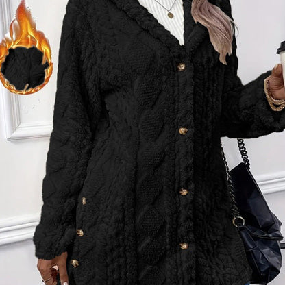 Women's Hooded Button Down Jacket