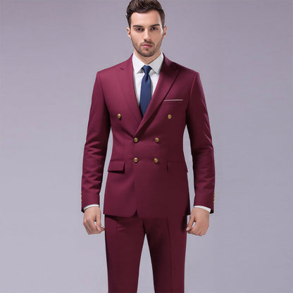 Men's Slim Fit Jacket & Pants 2-Piece Suit