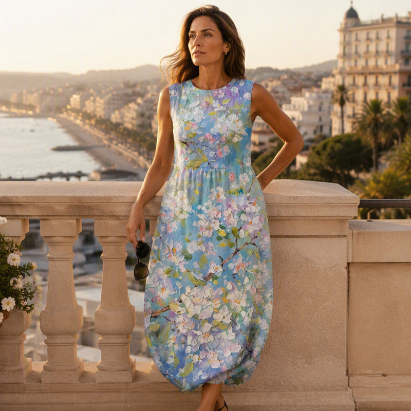 ⏰Last Day Sale 50% Off💃Women's Sleeveless Linen Dress