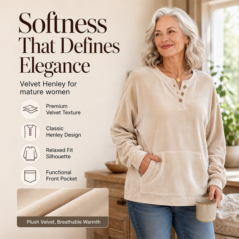 🧸Women's Golden Velvet Sweatshirt – Luxe Comfort for Effortless Autumn Style