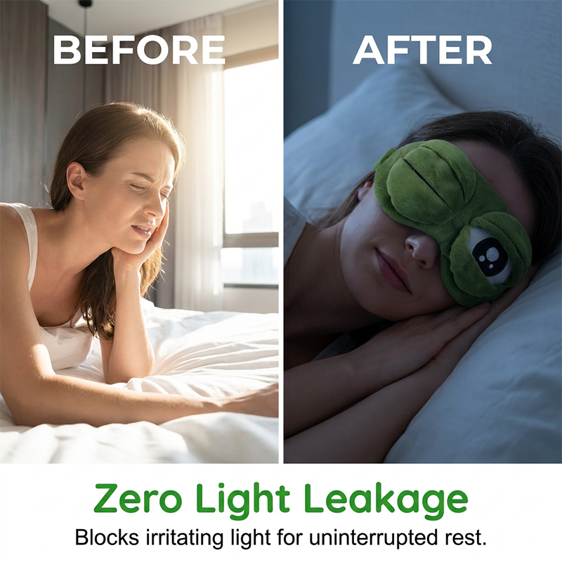 Funny 3D Frog Sleep Eye Mask