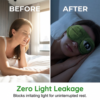Funny 3D Frog Sleep Eye Mask