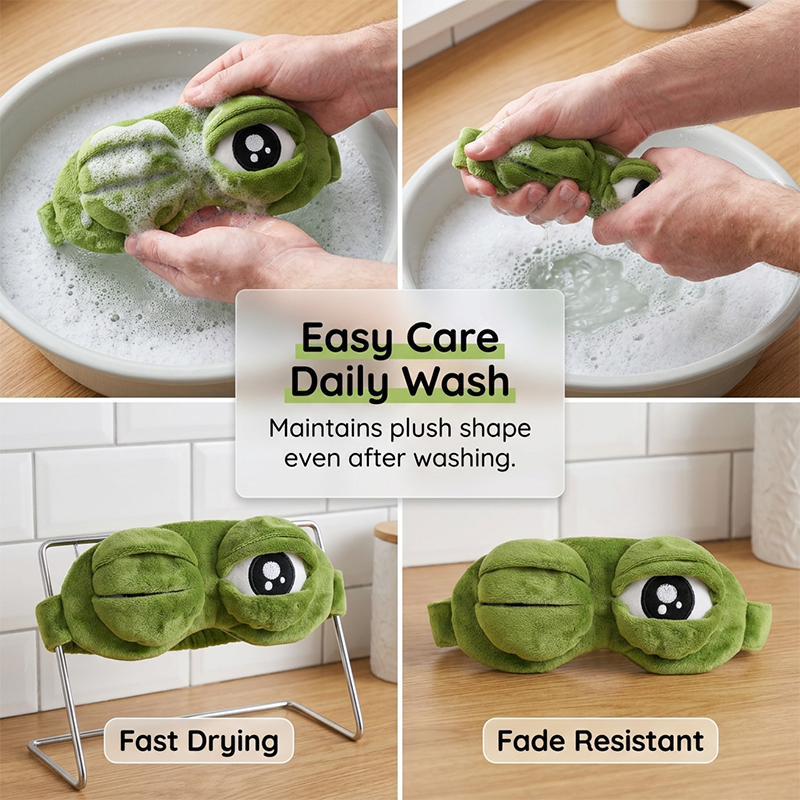 Funny 3D Frog Sleep Eye Mask