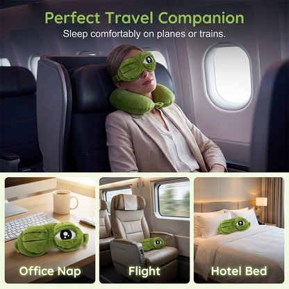 Funny 3D Frog Sleep Eye Mask