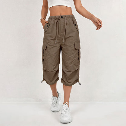 Women's Lightweight Quick Dry Cargo Capri Pants