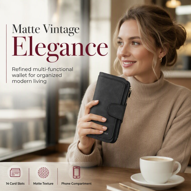 👛 LIMITED-TIME 50% OFF! ✨ Large Capacity Wallet Clutch – Stylish, Spacious & Easy to Carry