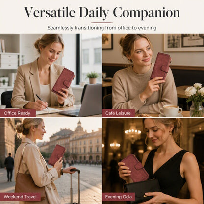 👛 LIMITED-TIME 50% OFF! ✨ Large Capacity Wallet Clutch – Stylish, Spacious & Easy to Carry