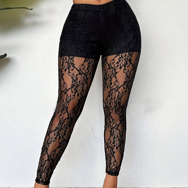 🖤✨Women's Sexy Sheer Lace Mesh Pants – Bold Feminine Style With an Elegant Edge