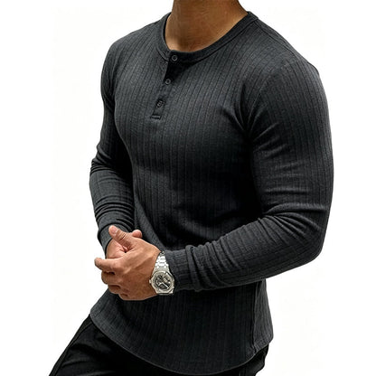 🍁Get Your New Fall Fashion-Men's Slim Fit Henley Shirt