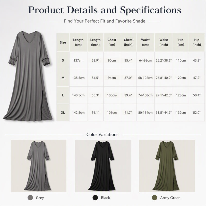 Elegant Slit Maxi Dress