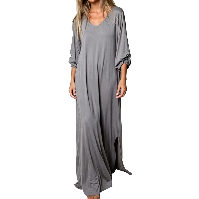 Elegant Slit Maxi Dress