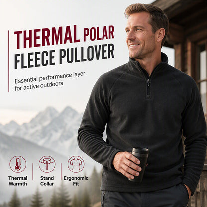BestSeller🔥 🧥 Insulated fleece jacket with a half-length zipper—perfect for hiking and everyday wear
