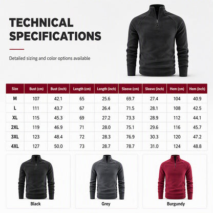 BestSeller🔥 🧥 Insulated fleece jacket with a half-length zipper—perfect for hiking and everyday wear