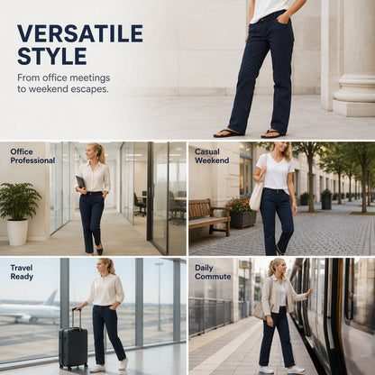 Women's High Stretch Straight Leg Pants