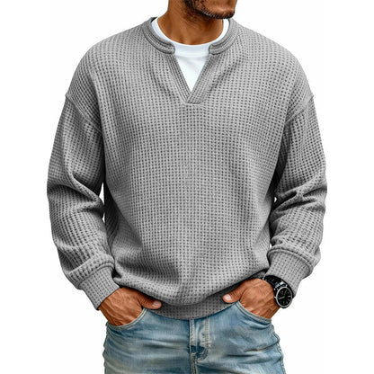 ⌛Limited-Time Offer-Layered Comfort Waffle Tee