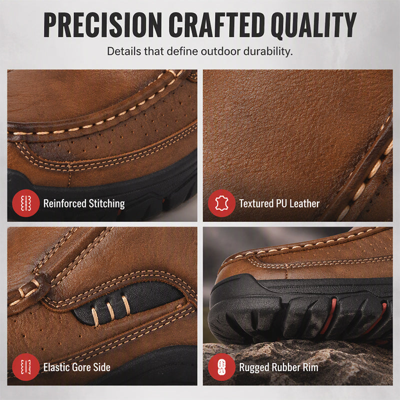 👞 Step In & Go | Men's Comfortable Slip-On PU Leather Shoes⚡Free shipping