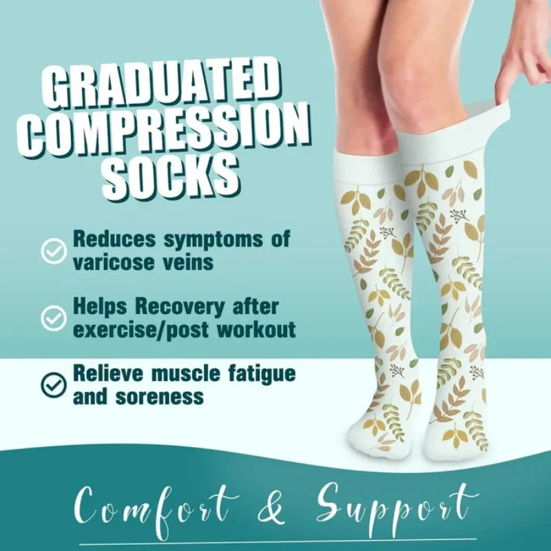 High-Elastic Breathable Calf Compression Socks