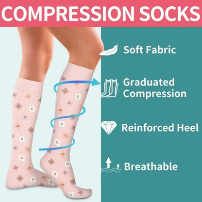 High-Elastic Breathable Calf Compression Socks
