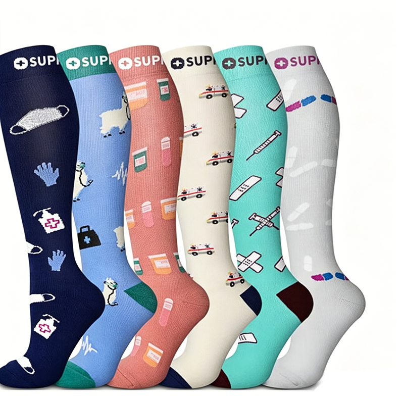 High-Elastic Breathable Calf Compression Socks