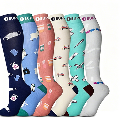 High-Elastic Breathable Calf Compression Socks