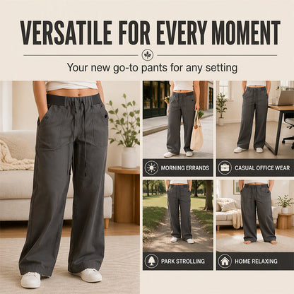 Women's Casual Drawstring Cargo Pants