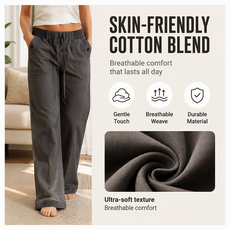 Women's Casual Drawstring Cargo Pants