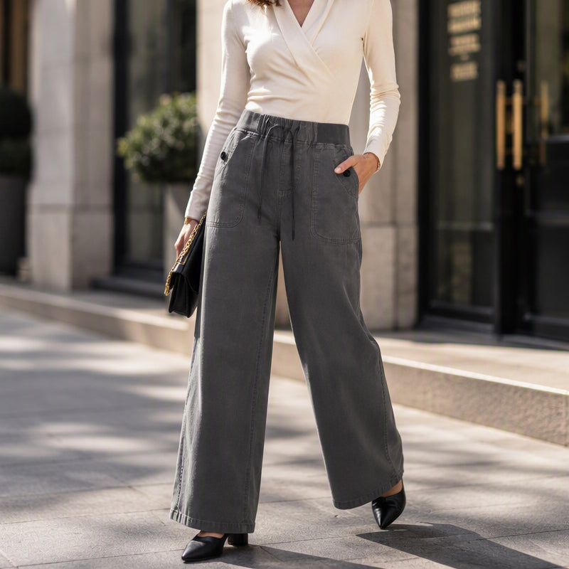 Women's Casual Drawstring Cargo Pants