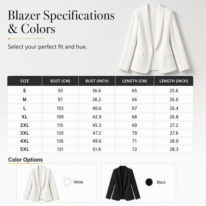 Women's Casual Open Front Blazer