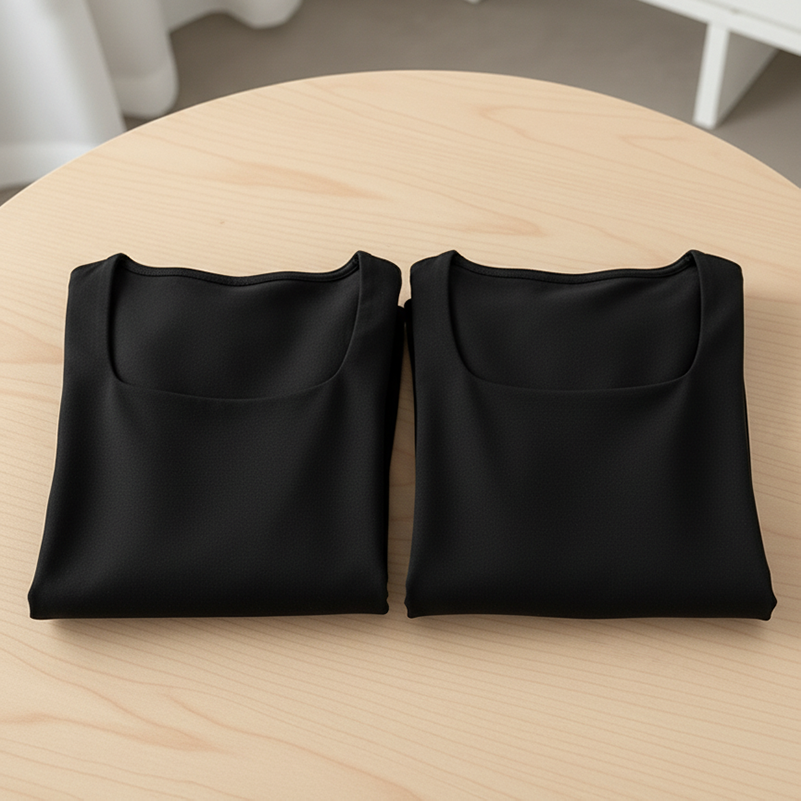 Women's Casual Square Neck Wide-Leg Jumpsuit