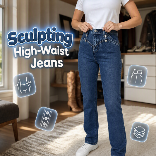 Sculpting High-Waist Jeans