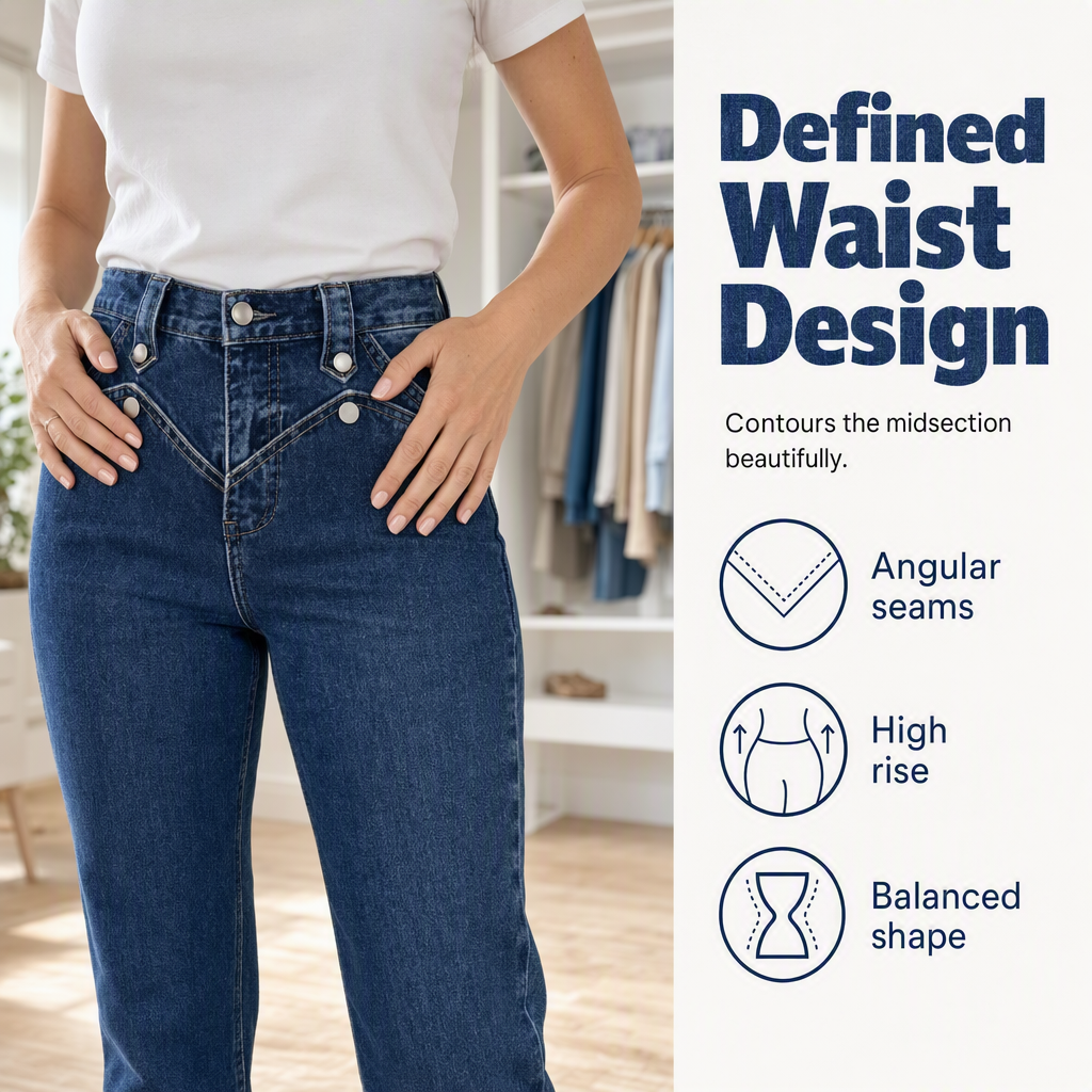 Sculpting High-Waist Jeans