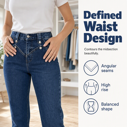 Sculpting High-Waist Jeans