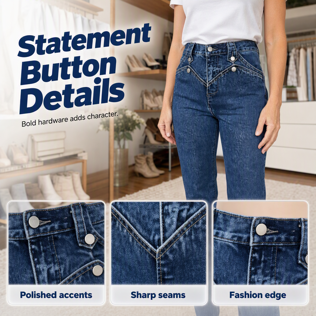 Sculpting High-Waist Jeans