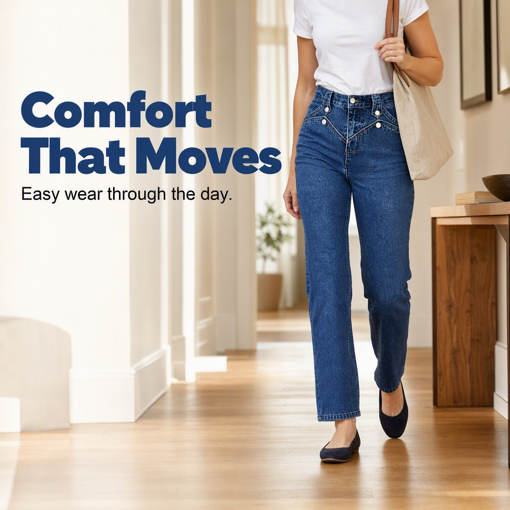 Sculpting High-Waist Jeans