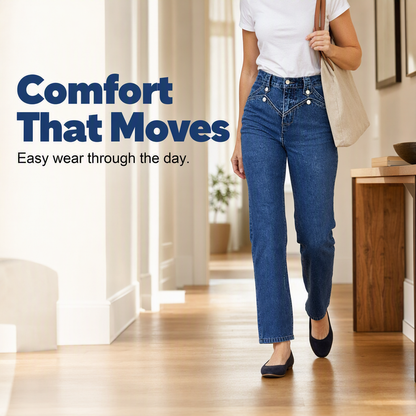Sculpting High-Waist Jeans