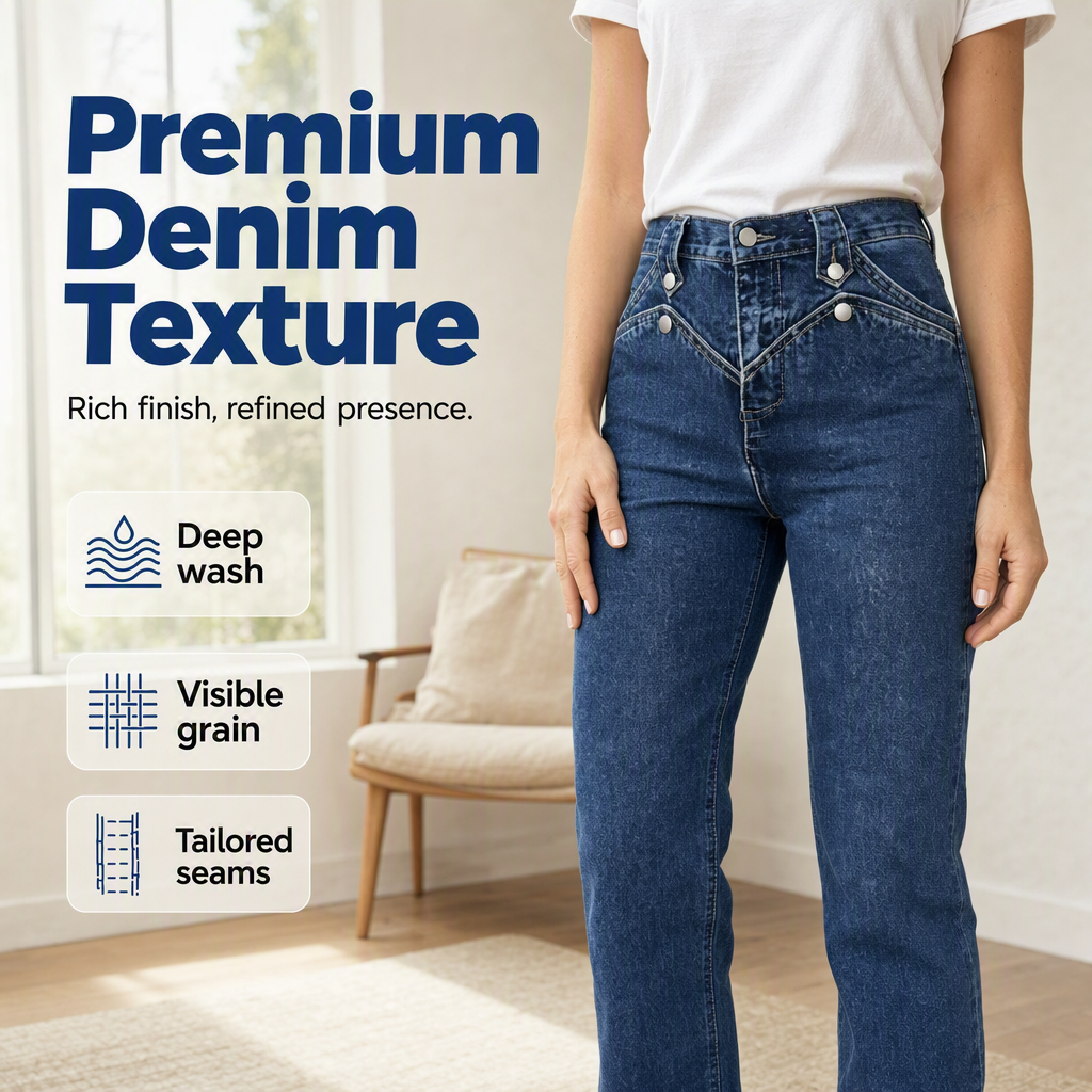 Sculpting High-Waist Jeans