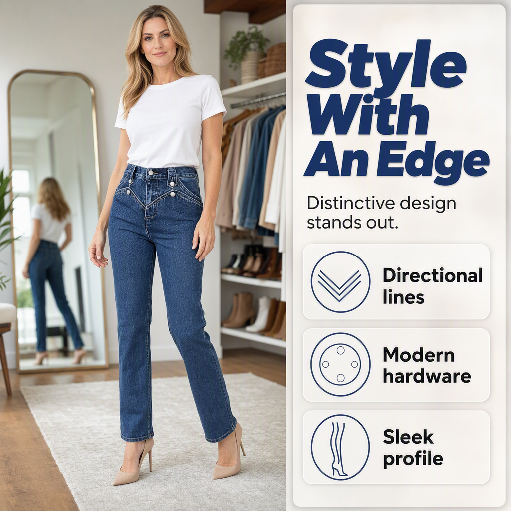 Sculpting High-Waist Jeans