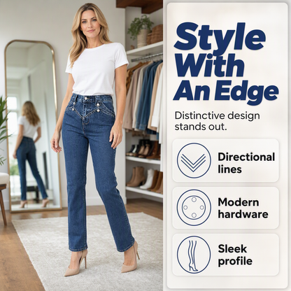 Sculpting High-Waist Jeans