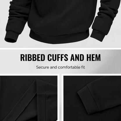 🍂 Easy Everyday Comfort | Men's Warm-Lined Stand-Collar Quarter-Zip Pullover