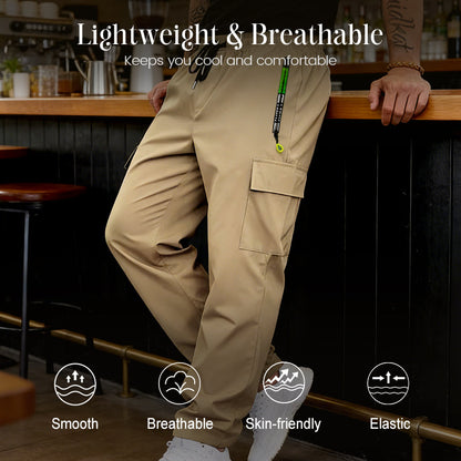 Men's Outdoor Cargo Pants with Multi-Pockets