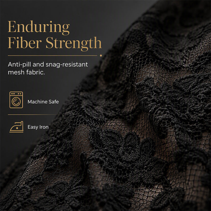 Women's Elegant Long-Sleeve Lace Shirt