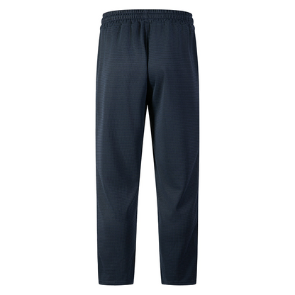 👖 Pull On & Go | Men's Waffle-Knit Drawstring Straight-Leg Pants