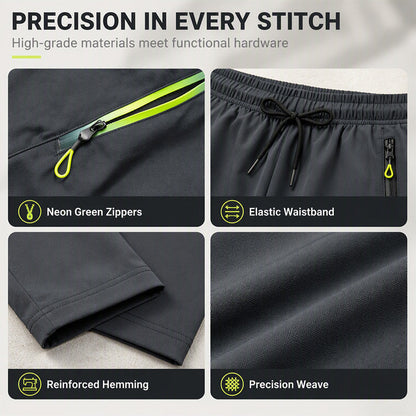 Women's Casual Athletic Pants with Zipper Pockets
