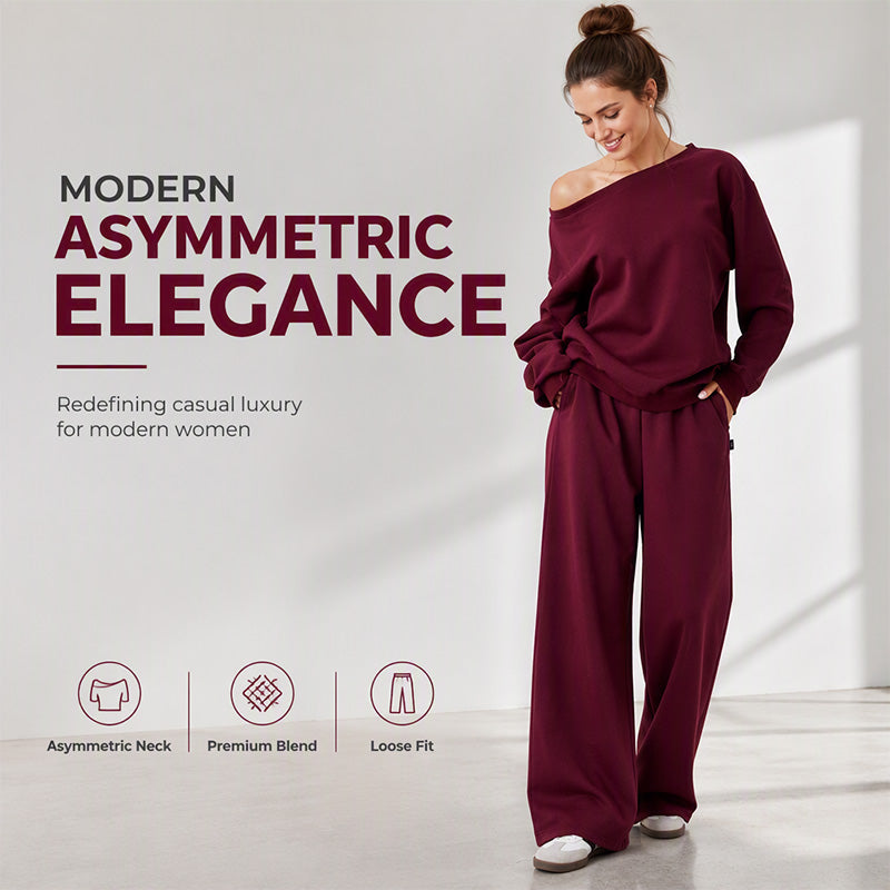 Women's Sweatshirt & Sweatpants 2-Piece Set