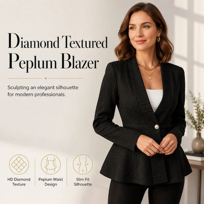 Minimalist Solid Textured Button Front Jacket