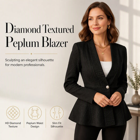 Minimalist Solid Textured Button Front Jacket