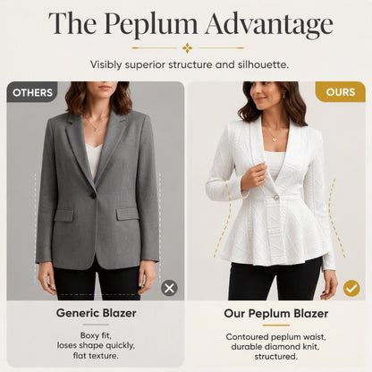 Minimalist Solid Textured Button Front Jacket