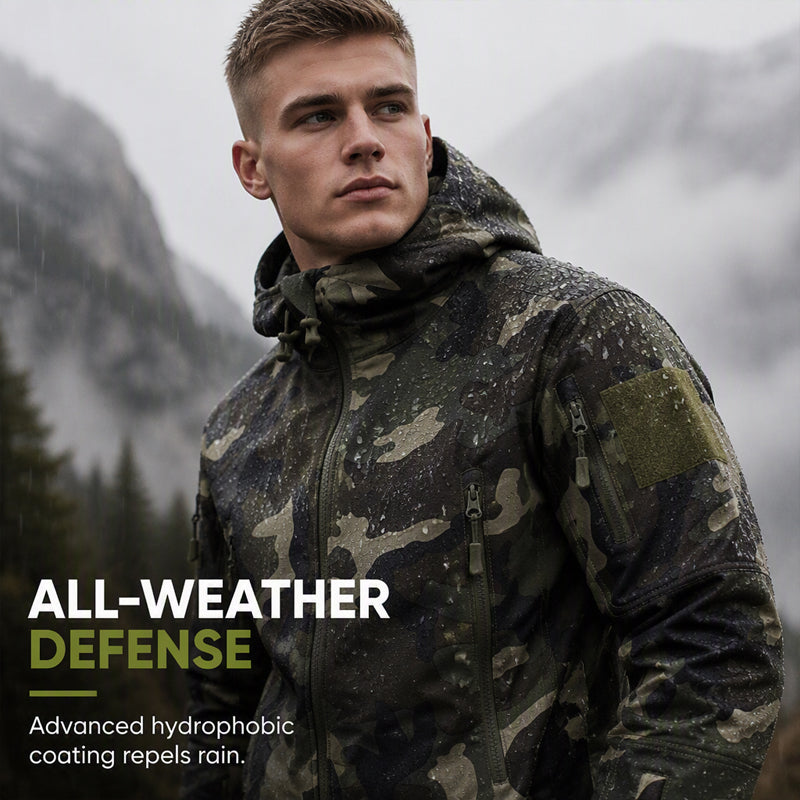 🌲 Tactical Camo, All-Weather Protection | Men's Outdoor Hooded Jacket ⚡ Free Shipping